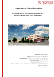 Environmental Product Declaration