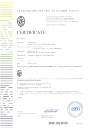 Certificate ESČ Certificate ESČ
