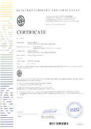 Certificate ESČ
