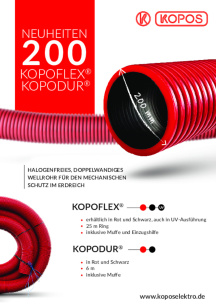 Neuheiten 200 - KOPOFLEX®, KOPODUR® Neuheiten 200 - KOPOFLEX®, KOPODUR®
