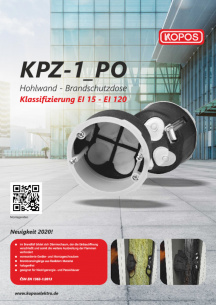 KPZ-1_PO Gerätedose für Brandschutzwände