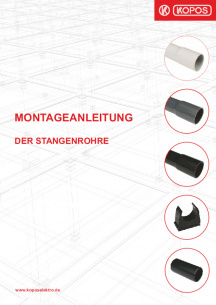 Montageanleitung der Stangenrohre