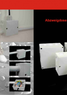Abzweigdose Schutzart IP66